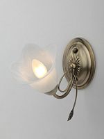 Бра однорожковое Rivoli Классика Giardini A1 AB Е14 Медь картинка 